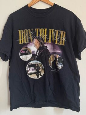 Don Toliver Life Of A Don Tour Graphic T-shirt Men X-Large Teal Black Music